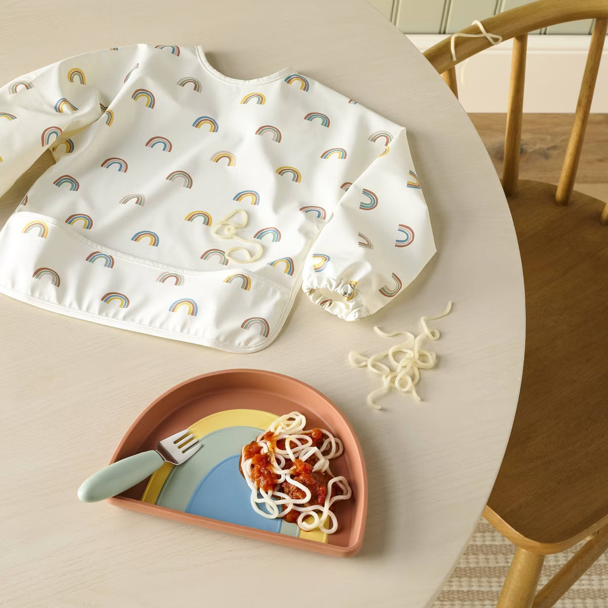 Long Sleeve Bib - Rainbow - Cloud Island™ | Target