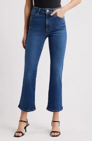 FRAME The Reboot High Waist Crop Flare Jeans in Femma at Nordstrom Rack, Size 29 | Nordstrom Rack