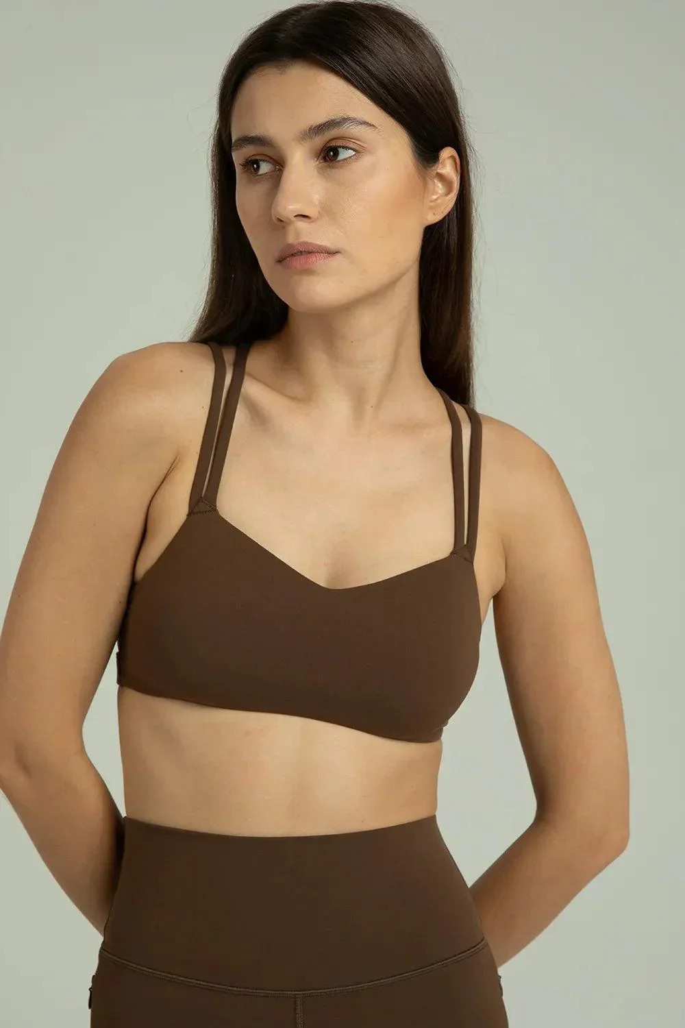 Dreamlux Crisscross Back Sports Bra | Colorfulkoala