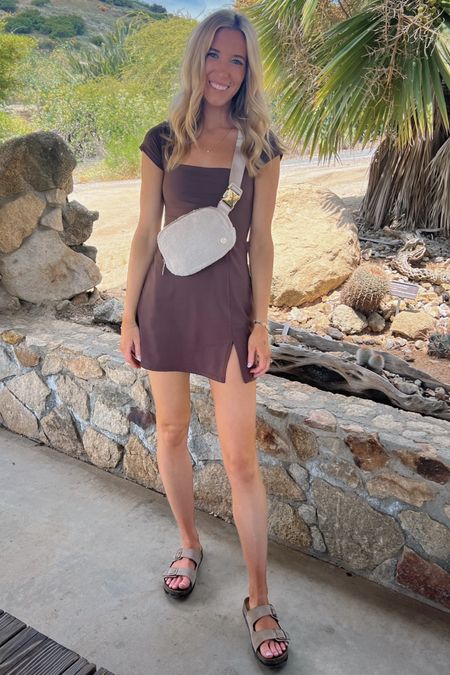 Amazon brown athletic dress with sleeves, wearing size small! 

Target sandals similar to Birkenstock $25! Wearing my true size 8.

Neutral color lululemon belt bags on sale for $29!



#LTKSaleAlert #LTKStyleTip #LTKFindsUnder50