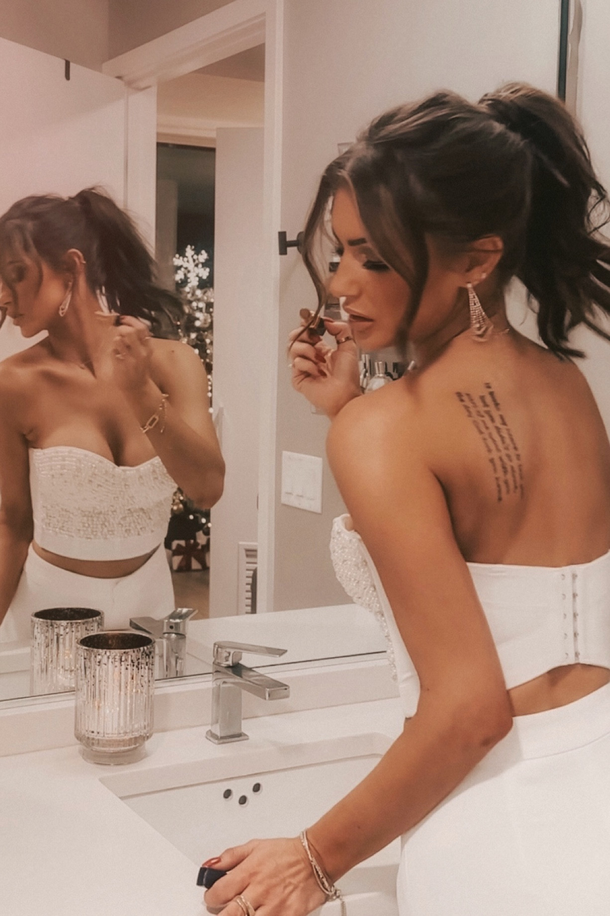 All white outfit #getreadywithme #nightout #allwhiteoutfit #nye #newyearsoutfit #girlsnightoutfit

#LTKstyletip #LTKSeasonal #LTKHoliday