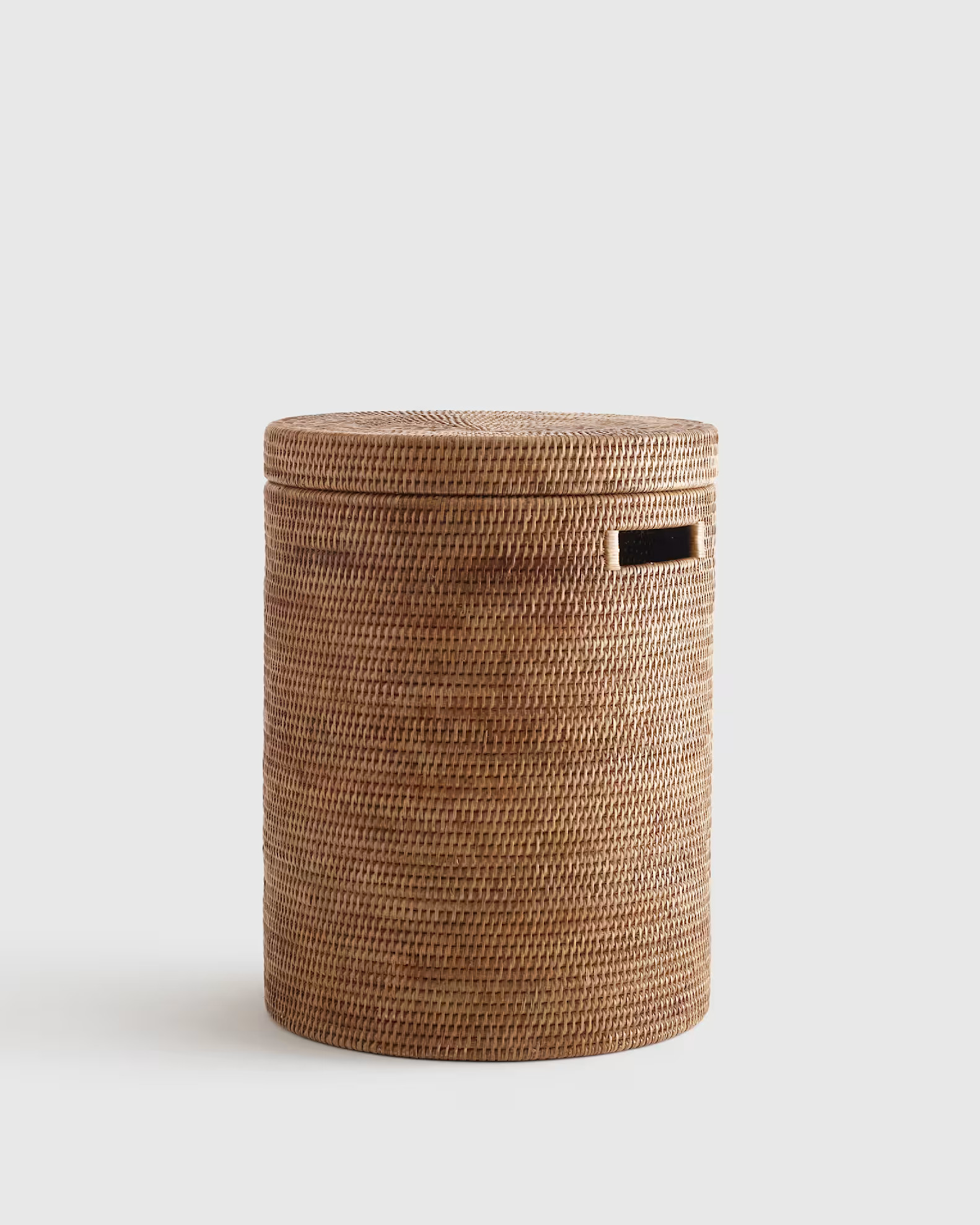 Rattan Hamper with Lid in Honey | Quince