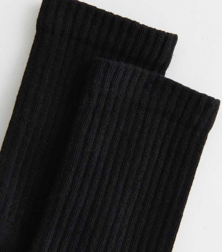 Black Ribbed Tube Socks
						
						Add to Saved Items
						Remove from Saved Items | New Look (UK)