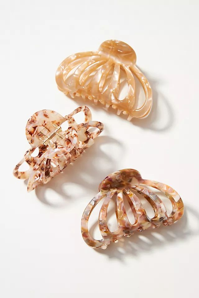 Aimee Claw Hair Clip Set | Anthropologie (US)