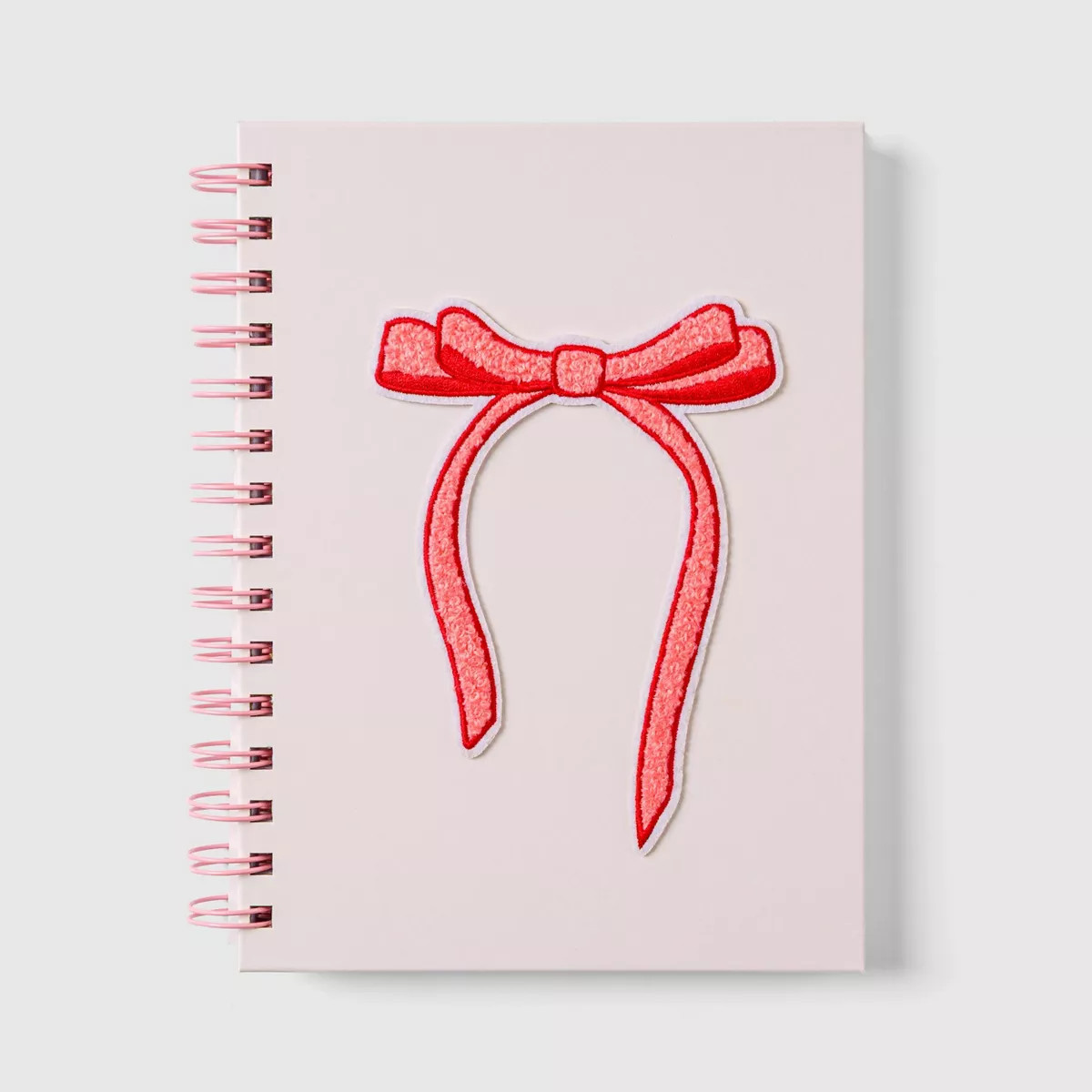 Pulsar Eco Products Tufted Patch Journal Pink Bow | Target