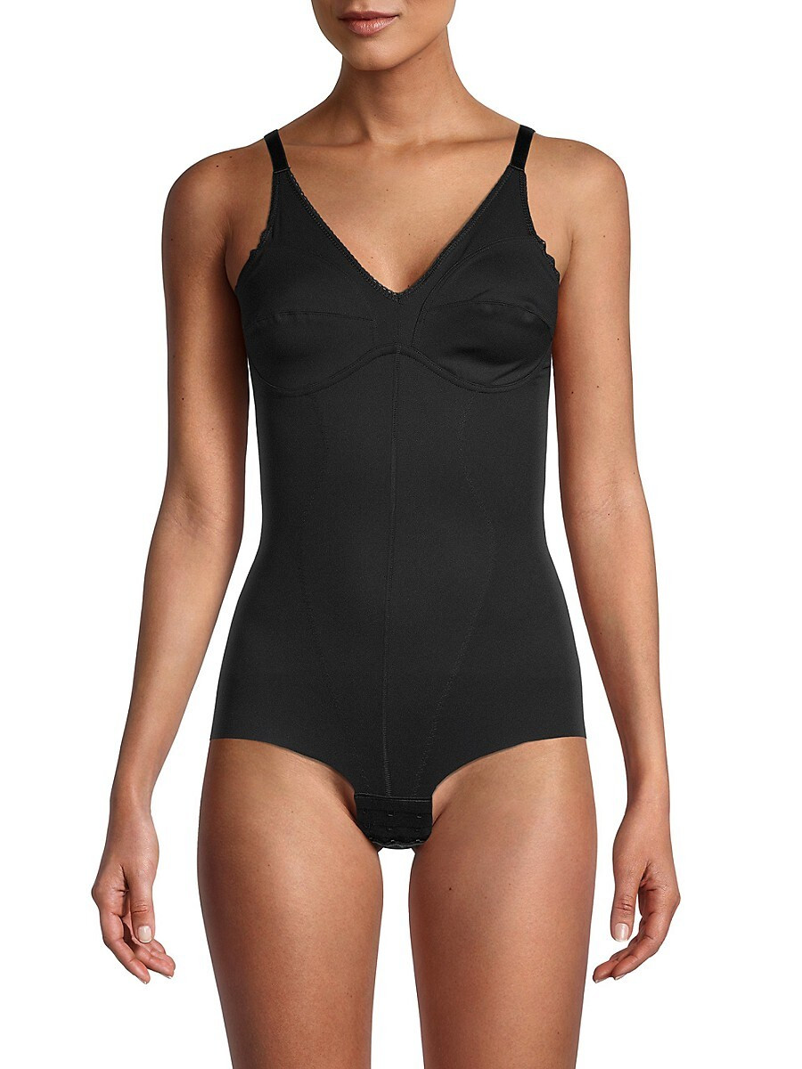 Rene Ruiz Collection Women's Solid-Hued Shapewear Bodysuit - Black - Size S | Saks Fifth Avenue OFF 5TH
