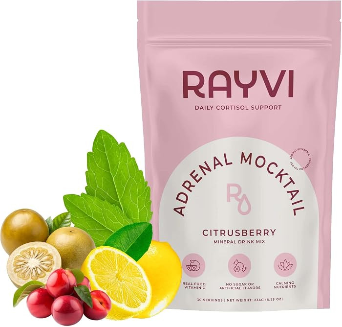 Adrenal Mocktail Electrolytes Powder (Citrus Berry Flavor) | Zero Sugar Electrolytes Drink Mix fo... | Amazon (US)
