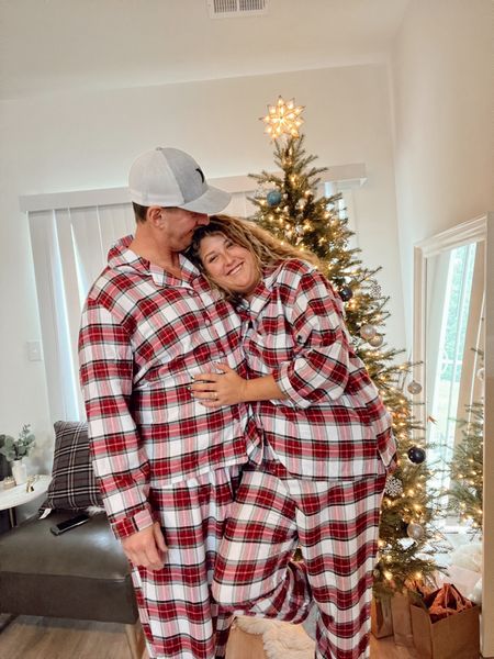 Couples matching red plaid Christmas pajamas for the whole family 

#LTKSeasonal #LTKfamily #LTKHoliday
