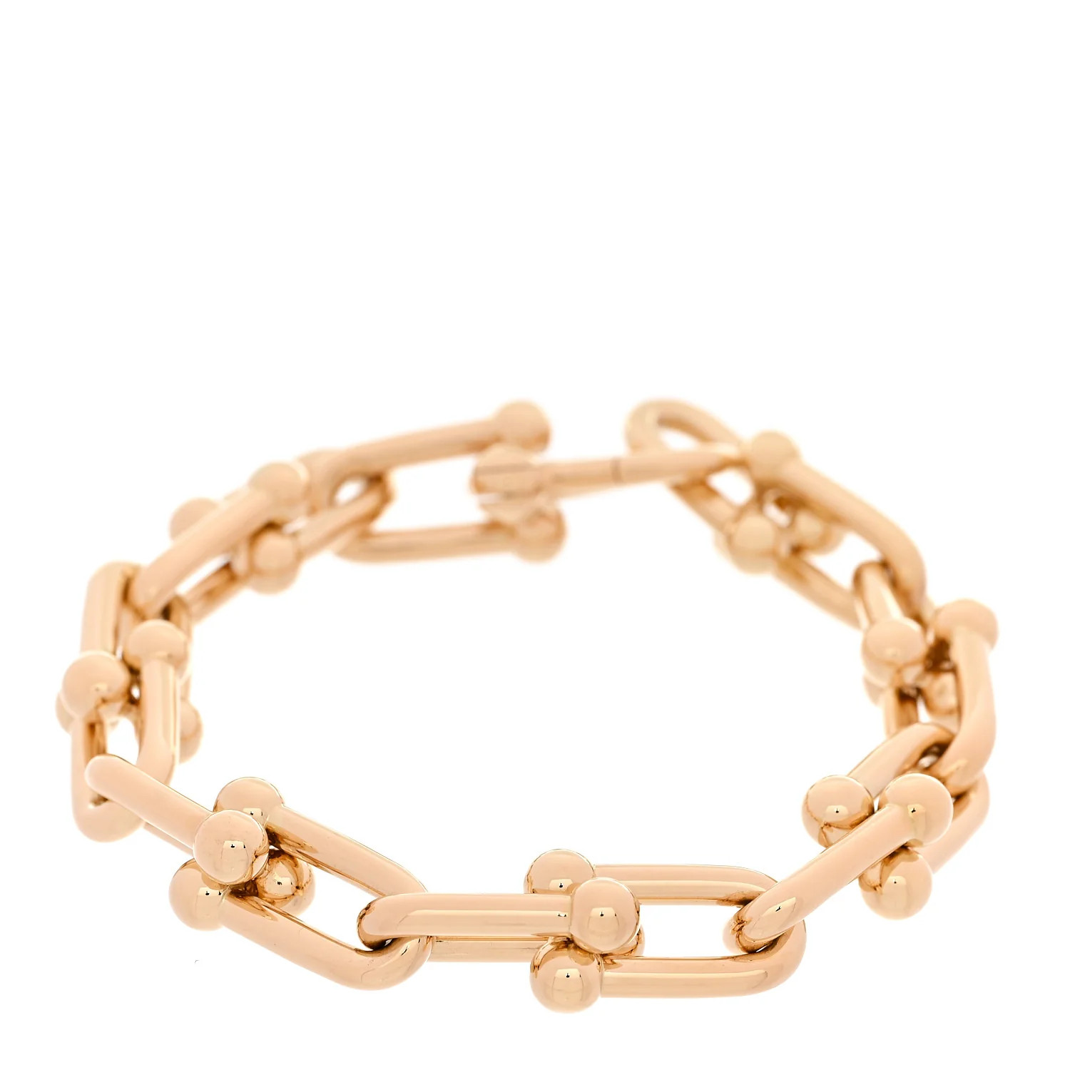 18K Yellow Gold Large HardWear Link Bracelet | FASHIONPHILE (US)