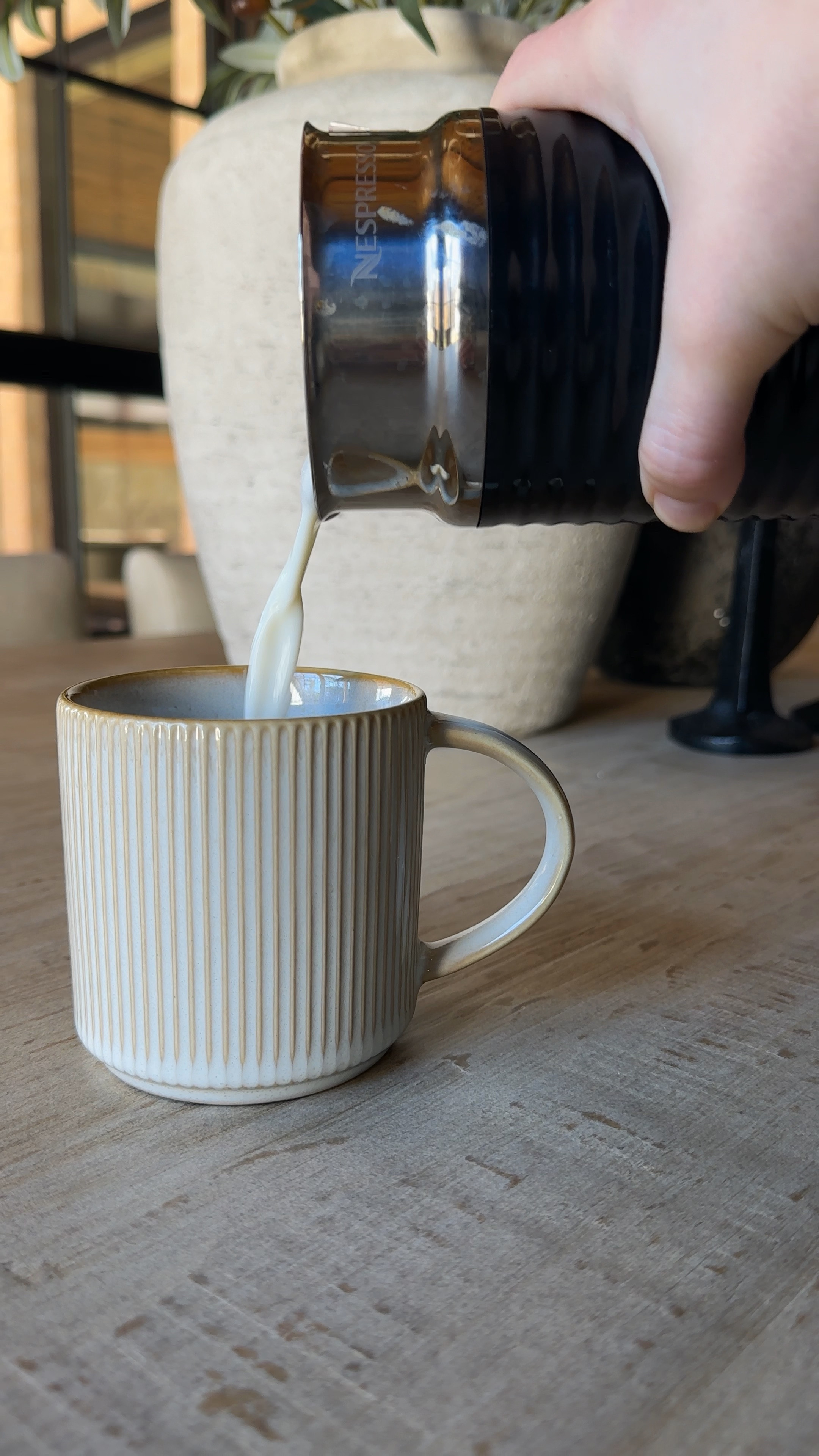 Calling all my latte lovers ☕️🥰 The Nespresso frother has been one of our favorites for years now. So easy to use and keep clean and literally makes the frothiest milk for lattes! 

Coffee cups are from Amazon in the color  Cappuccino White. They come in a 4 pack or a 6 pack. 

#LTKHome