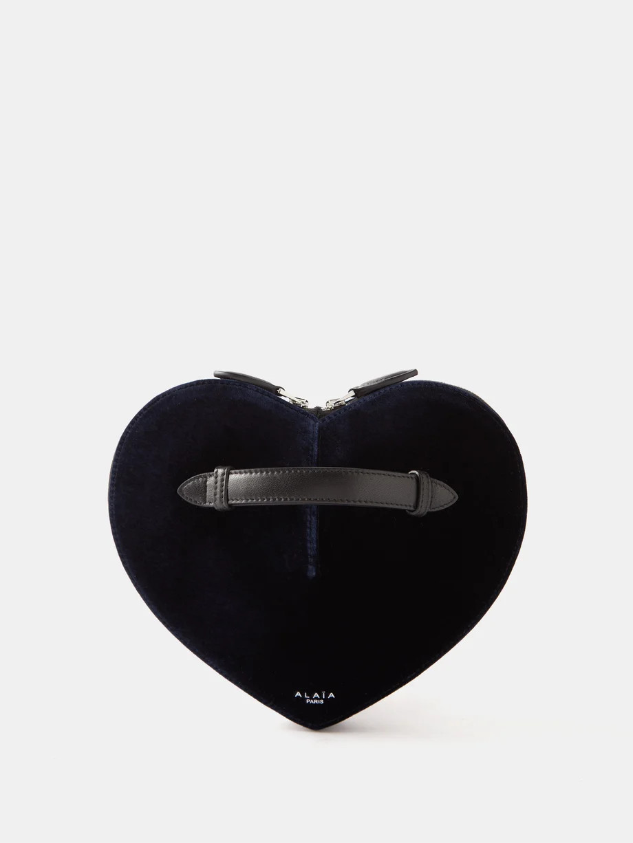 Le Cœur velvet clutch bag | ALAÏA | Matches (US)