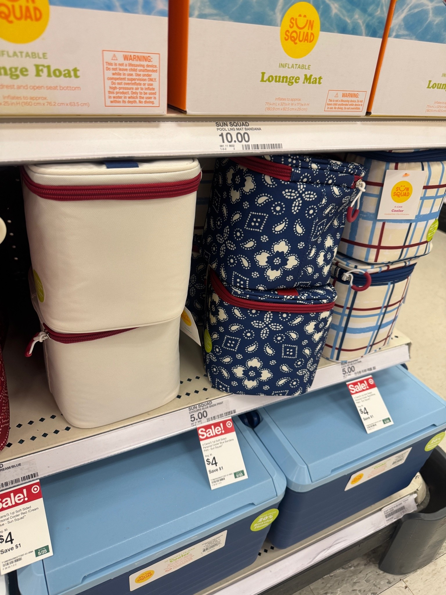 These coolers from Target would make a cute end of the year teacher gift! Fill it with your teacher’s favorite drink and you’re all set!