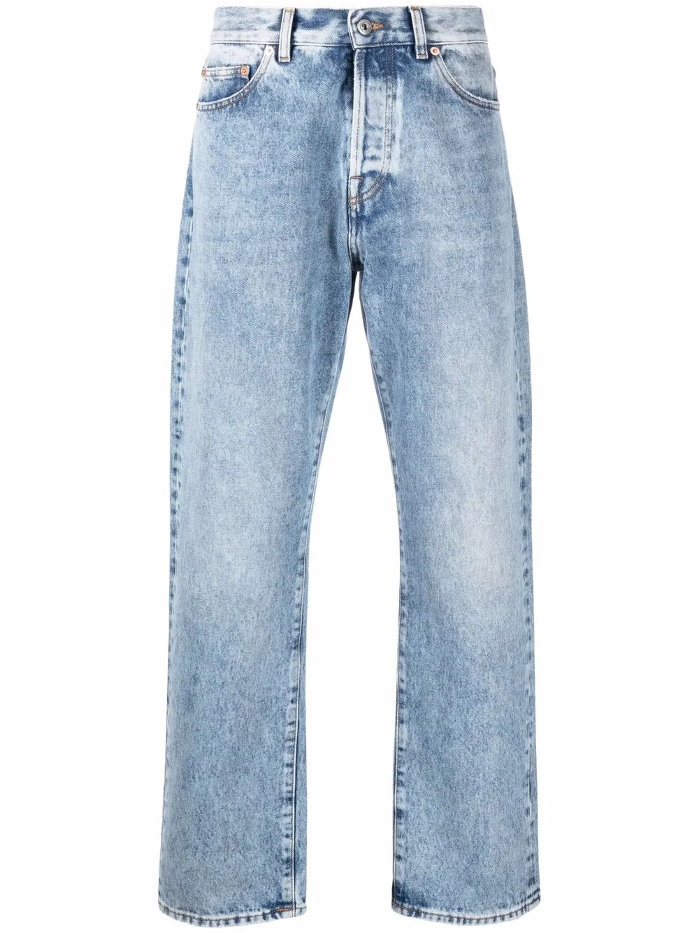Valentino Garavani VLogo straight-leg Jeans - Farfetch | Farfetch Global