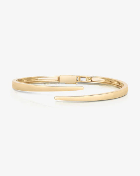 Open Gold Wrap Bangle | Ring Concierge