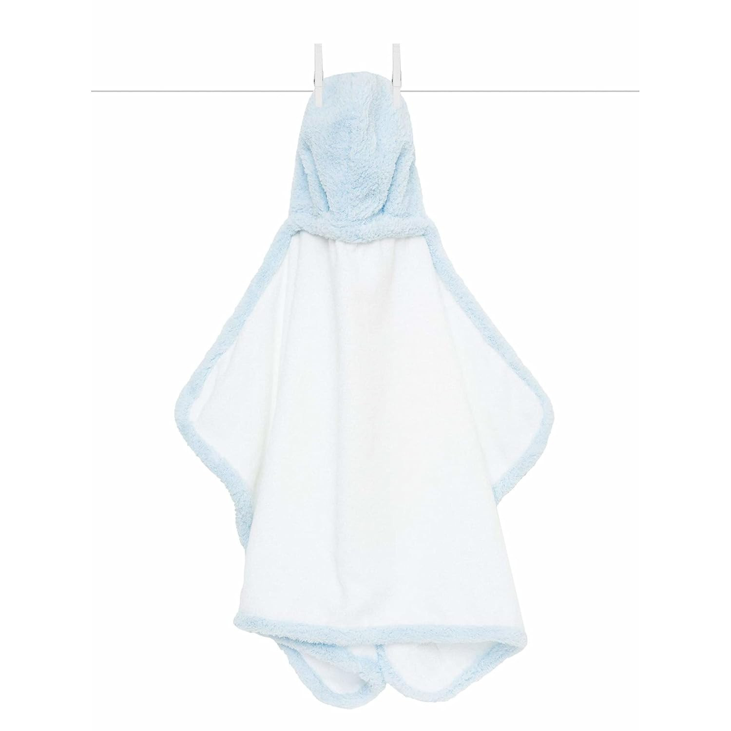 Little Giraffe - Baby Bath Towel - Plush Hooded Baby Towel - Newborn Bath Baby Essentials - 100% Cotton Towel - Luxury Baby Gifts - 24x41" - Blue | Amazon (US)