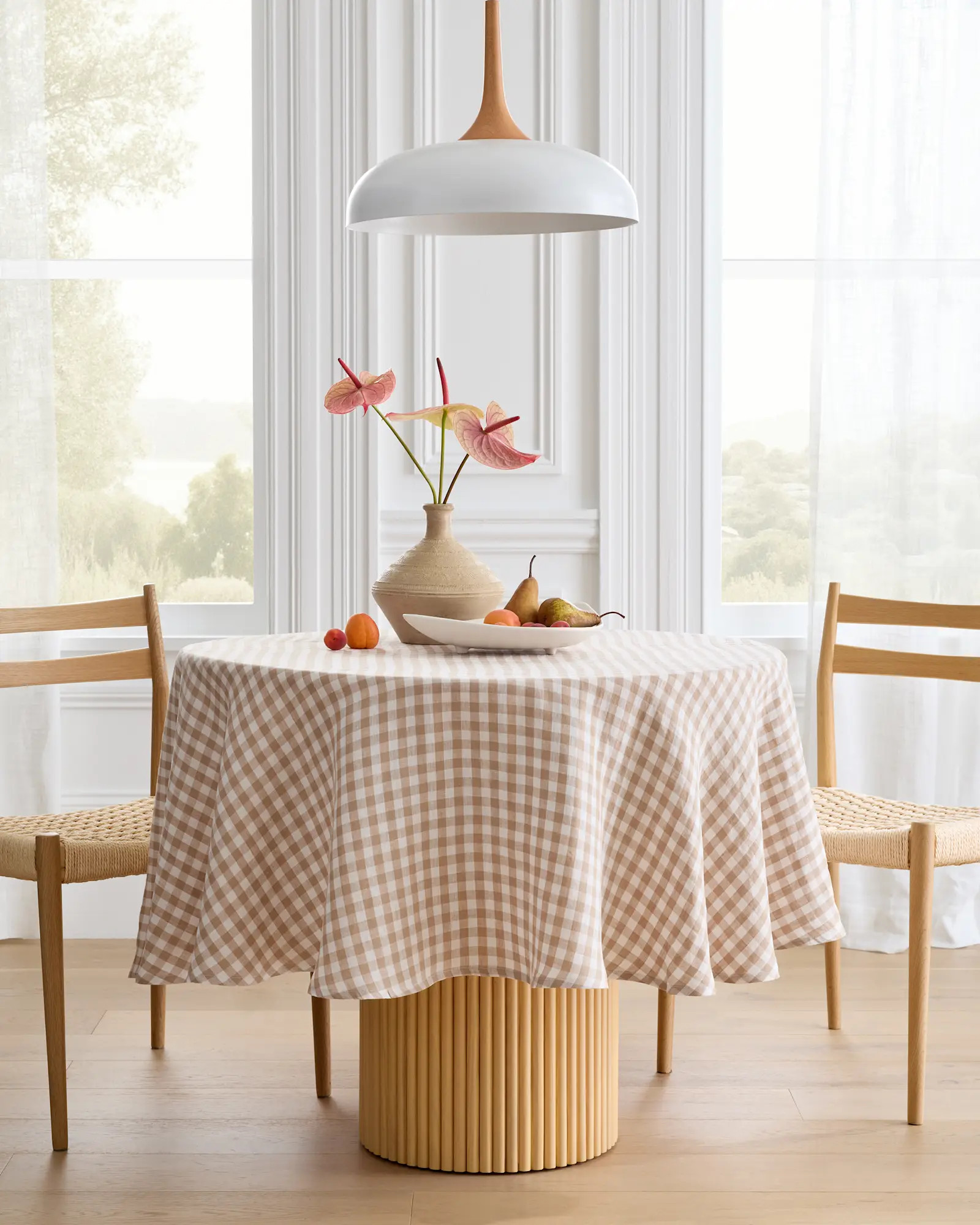 European Linen Gingham Tablecloth | Quince