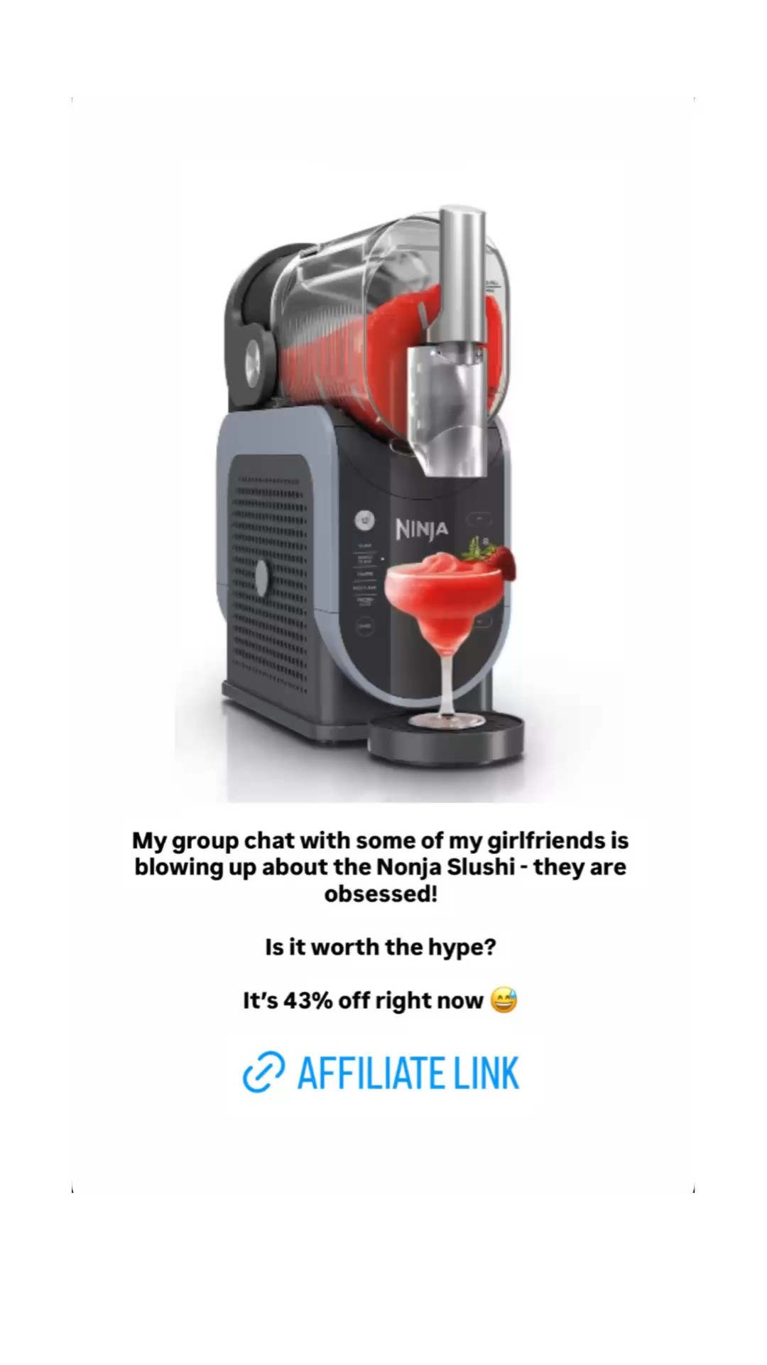 At 43% off right now, I might actually need one of these Ninja Slushi machines!

#LTKSaleAlert #LTKHome