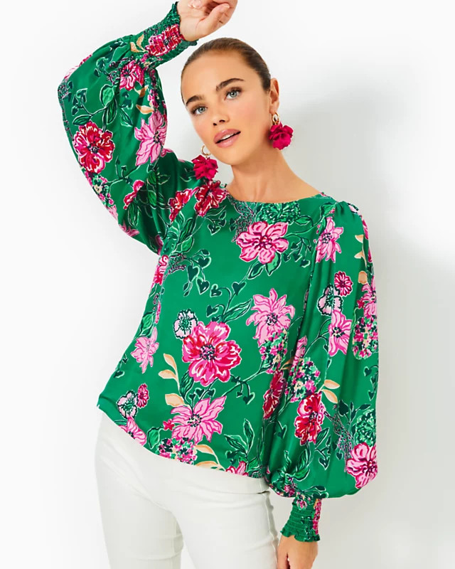 Alfreda Long Sleeve Top | Lilly Pulitzer | Lilly Pulitzer