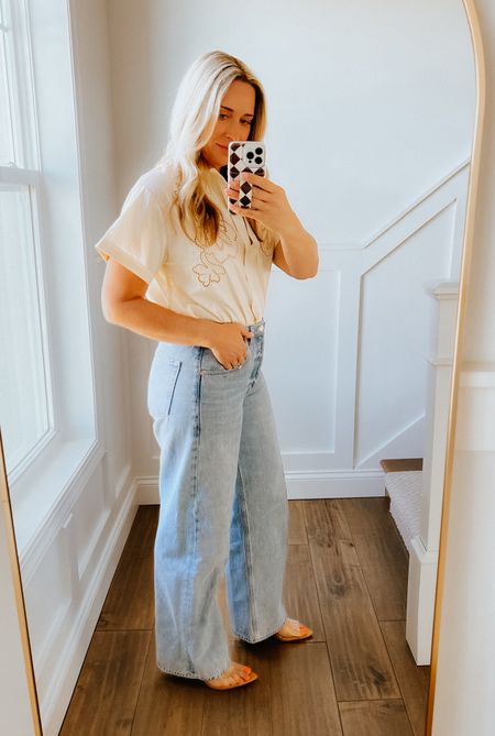 Jeans
Citizens Ayla jeans unrolled. Run large, size down. In a size 28. 

Target shirt

Target kitten heels on sale 30% off
Almond shape heels under $30



#LTKfindsunder50 #LTKxTarget #LTKstyletip