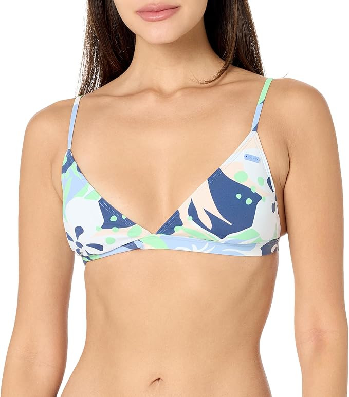 Roxy Women's Beach Classics Fixed Tri Bikini Top | Amazon (US)