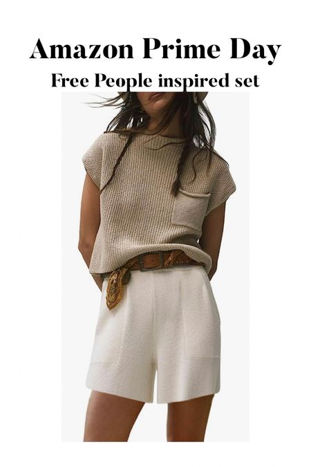 Amazon free people inspired set, prime day deals, fashion finds, Summer style 

#LTKstyletip #LTKsalealert #LTKxPrimeDay