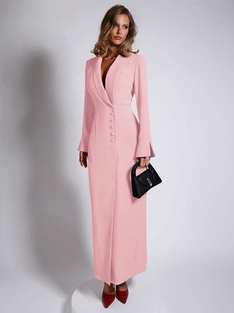 COSMINA Women's Elegant Party Red Blazer Dress | SHEIN