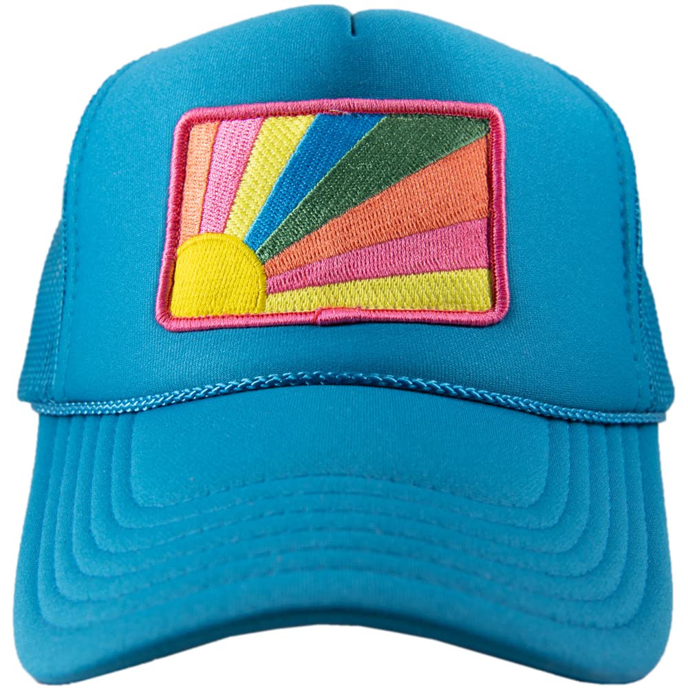 KATYDID Bursting Sunshine Foam Trucker Hat - Adjustable Mesh Netting - Embroidered Women's Trucke... | Amazon (US)