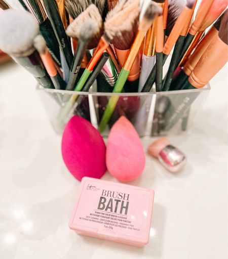 The BEST make up brush cleaner and so easy to use! How have I not discovered this sooner? 

#LTKfindsunder50 #LTKbeauty #LTKMostLoved