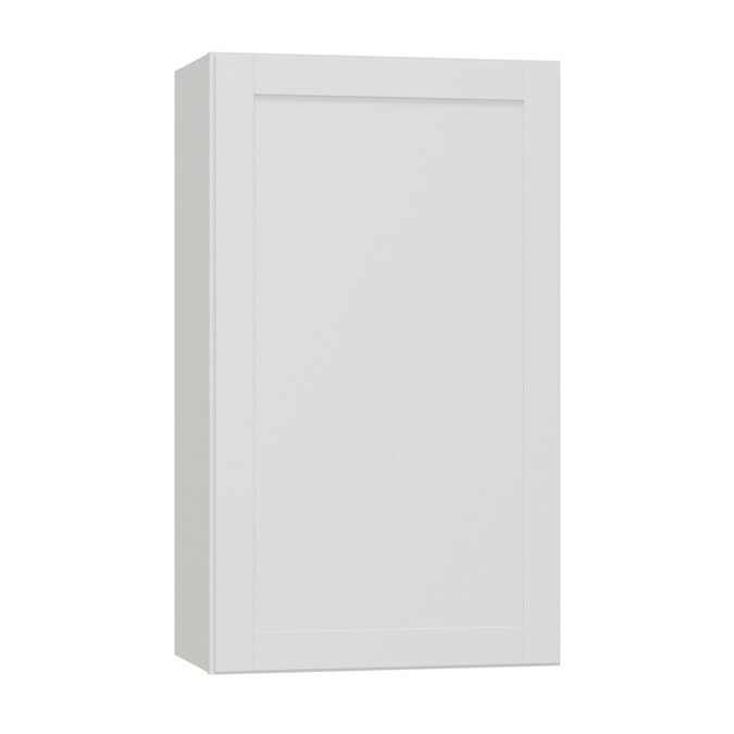 Diamond NOW Arcadia 21-in W x 36-in H x 12-in D White Door Wall Stock Cabinet | Lowe's