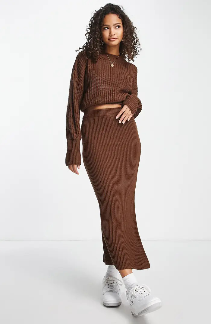 Tie Back Rib Knit Sweater | Nordstrom