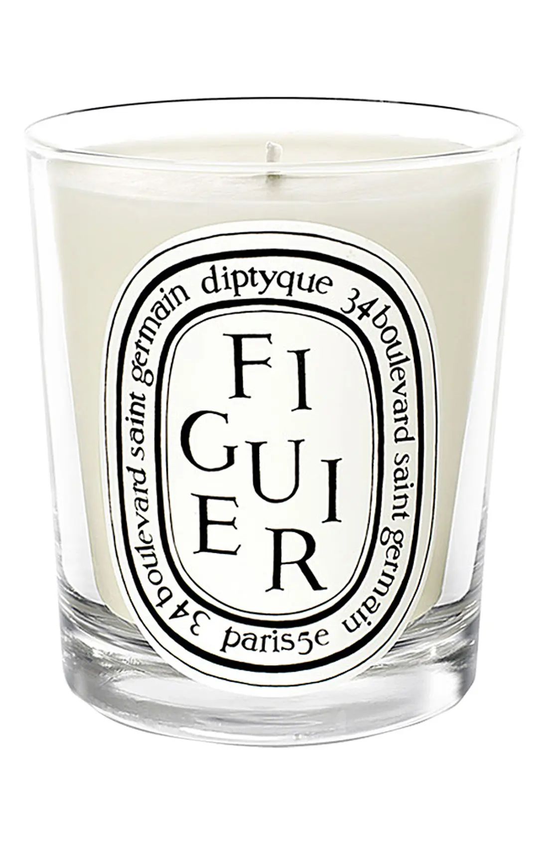 diptyque Figuier/Fig Tree Candle, Size 6.5 Oz in Clear Vessel at Nordstrom | Nordstrom