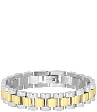 Electric Picks Bennett Two Tone Line Chain Bracelet - Two Tone | Dillard's