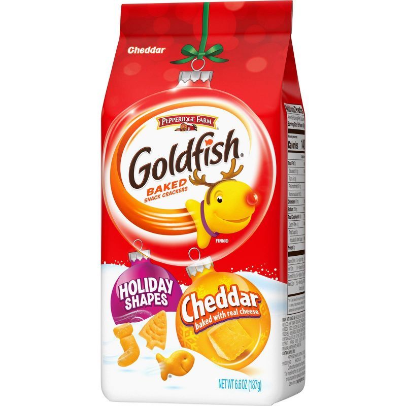 Pepperidge Farms Goldfish Holiday Shapes Cheddar Crackers - 6.6oz | Target
