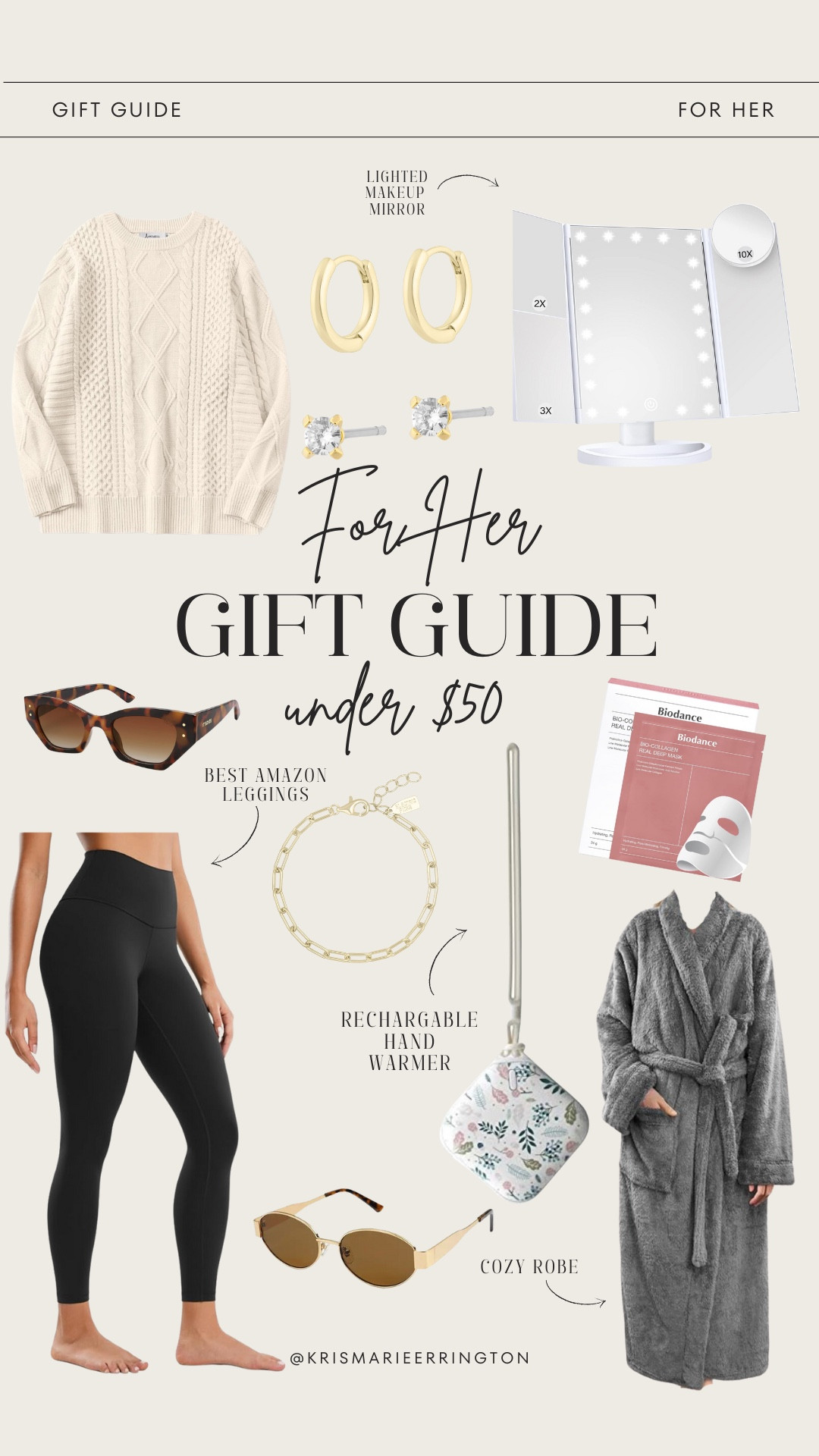 Gift guide for her under $50

#LTKCyberWeek #LTKHoliday #LTKGiftGuide