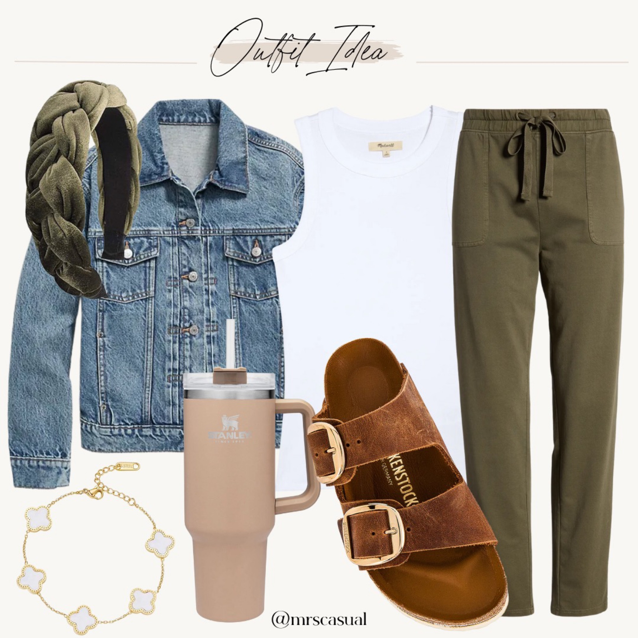 Tie waist olive green pants outfit idea 💕 big buckle Birkenstocks #LTKFind

#LTKunder50 #LTKunder100