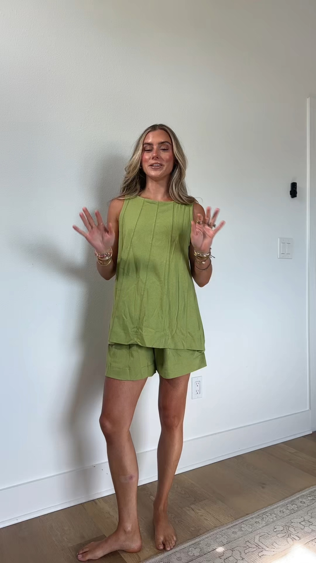 Amazon size small Womens 2 Piece Lounge Set Casual Summer Outfits Sleeveless Tank Top and Elastic Waist Shorts with Pockets

#LTKootd #LTKSaleAlert #LTKSeasonal