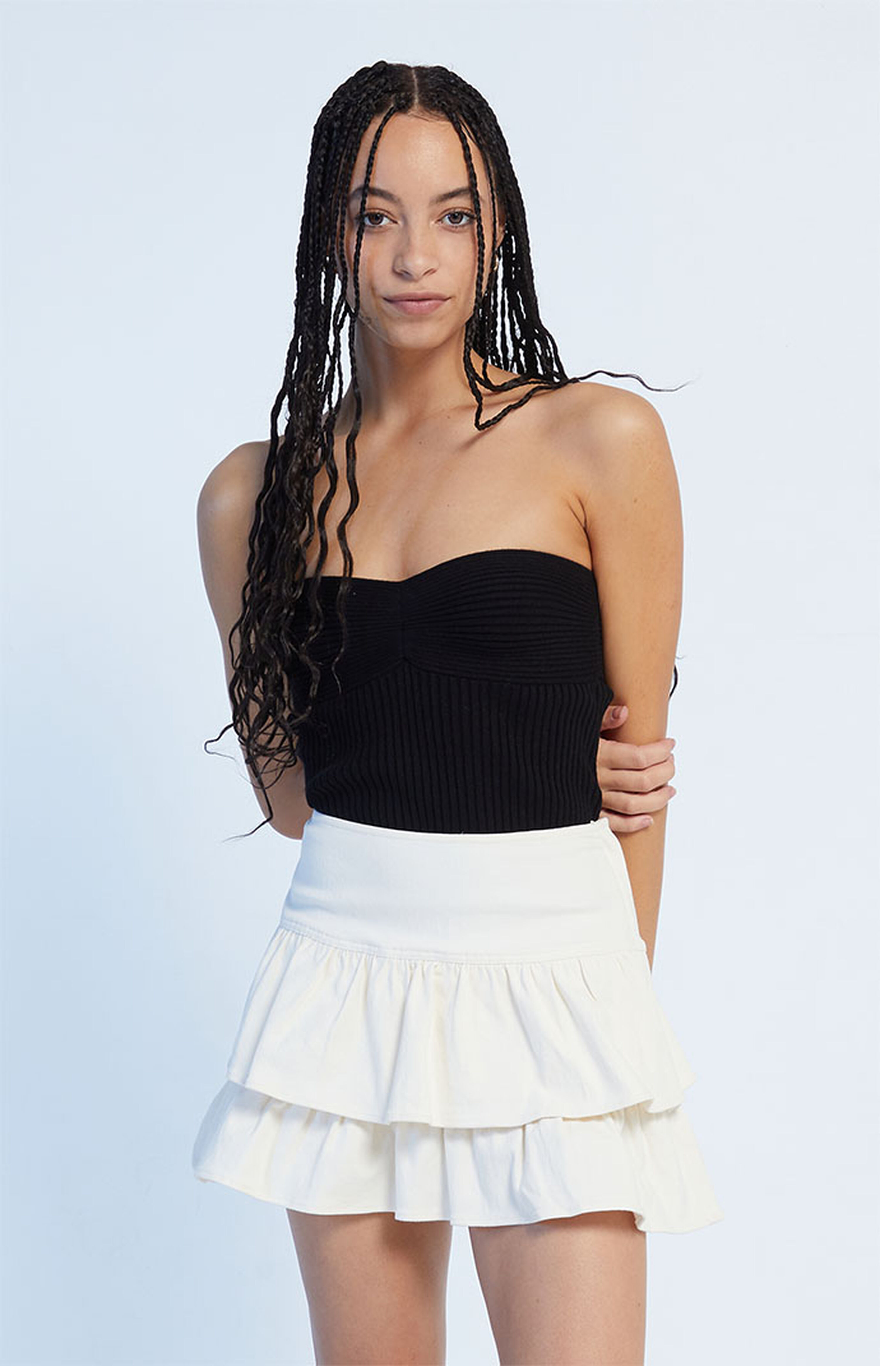 LA Hearts Ruffle Mini Skirt | PacSun