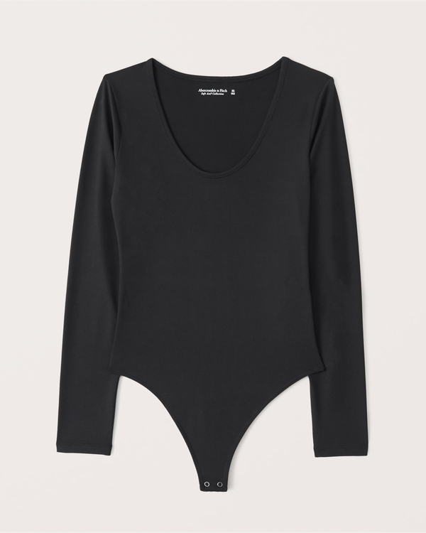 Seamless Fabric Scoopneck Bodysuit | Abercrombie & Fitch (US)