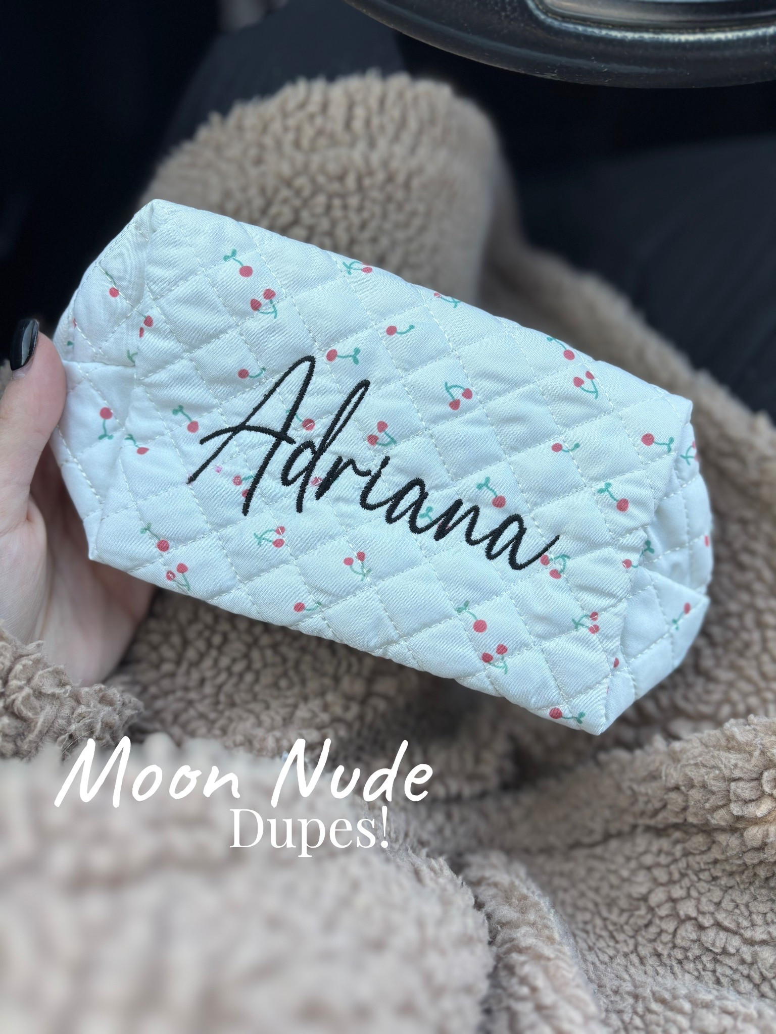I love love love my Moon Nude makeup bag!! One day I went to order a second one, and the pattern I liked was out of stock. I managed to come across a brand on Etsy who creates super affordable and custom makeup bags! These are similar and are literally SO cute with the customizable feature. Pick your pattern, choose your font and color - add your name and for less than $10 you get the CUTEST little pouch. 10/10 recommend  

#LTKdayinmylife #LTKSaleAlert #LTKgrwm