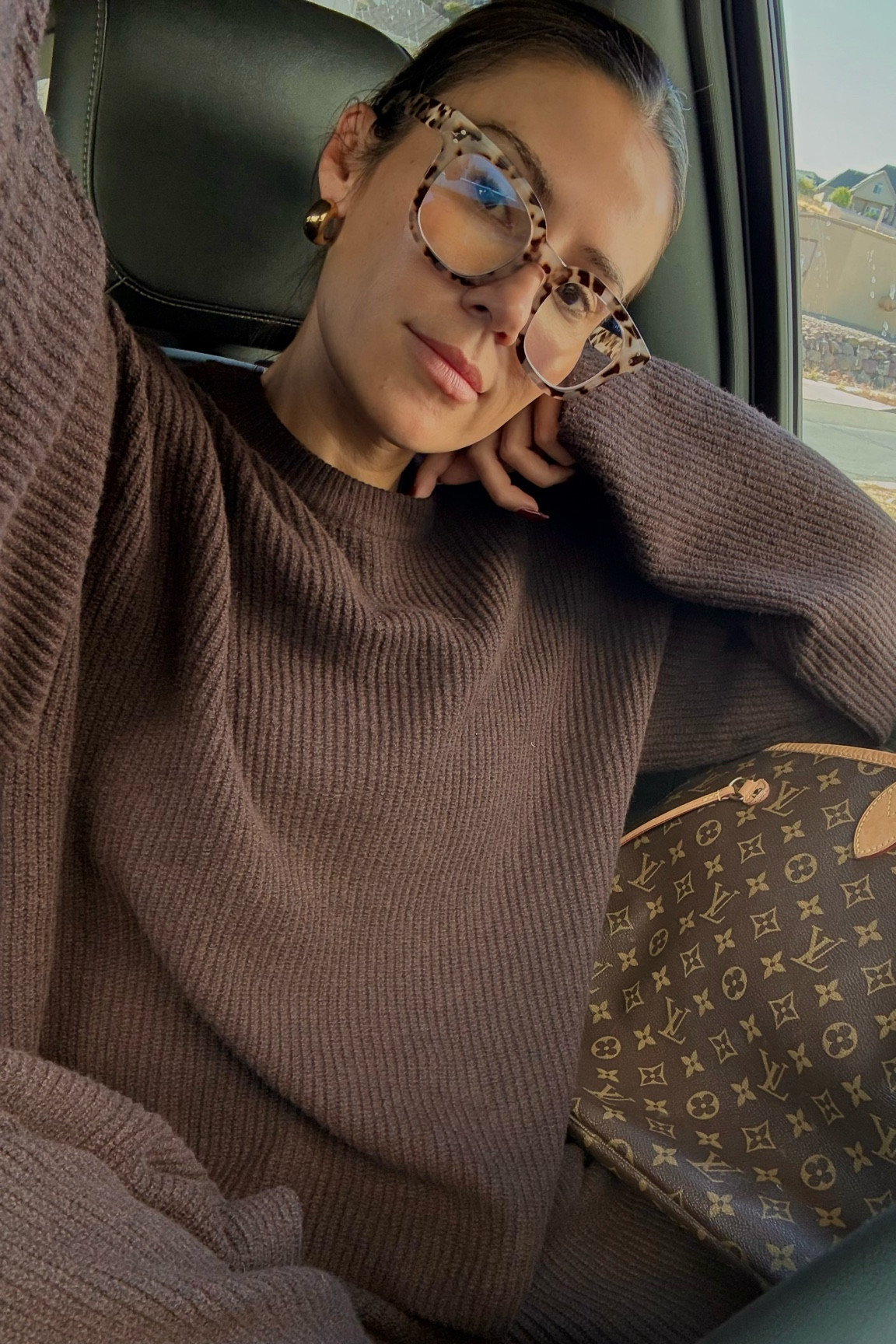 Living in these matching knit sets this fall 🤎 on sale now 40% off!  I’m wearing size S in top & XS in pants.

Fall outfit, winter outfit, fall style, casual outfit, mom outfit school drop off outfit, gap sale, travel outfit, tortoise glasses, Christine Andrew 

#LTKStyleTip #LTKSaleAlert #LTKFindsUnder100