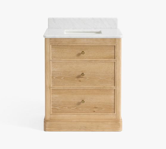 Leah Heirloom 27" Single Sink Vanity | Pottery Barn (US)