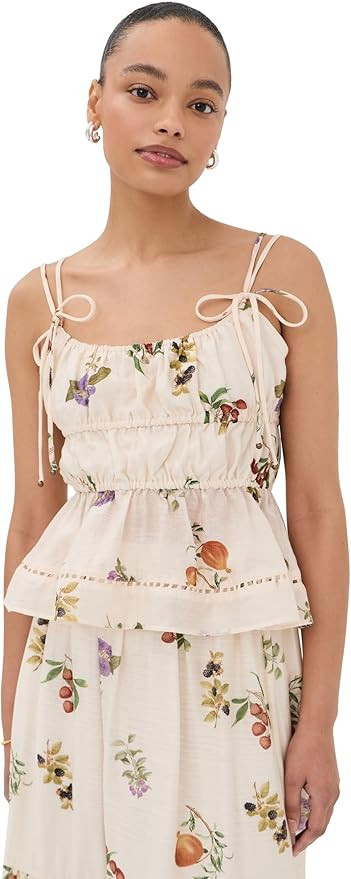 En Saison Women's Tulsa Peplum Top | Amazon (US)