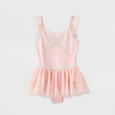 Girls' Dance Skirted Leotard - More Than Magic™ Pink XS | Target