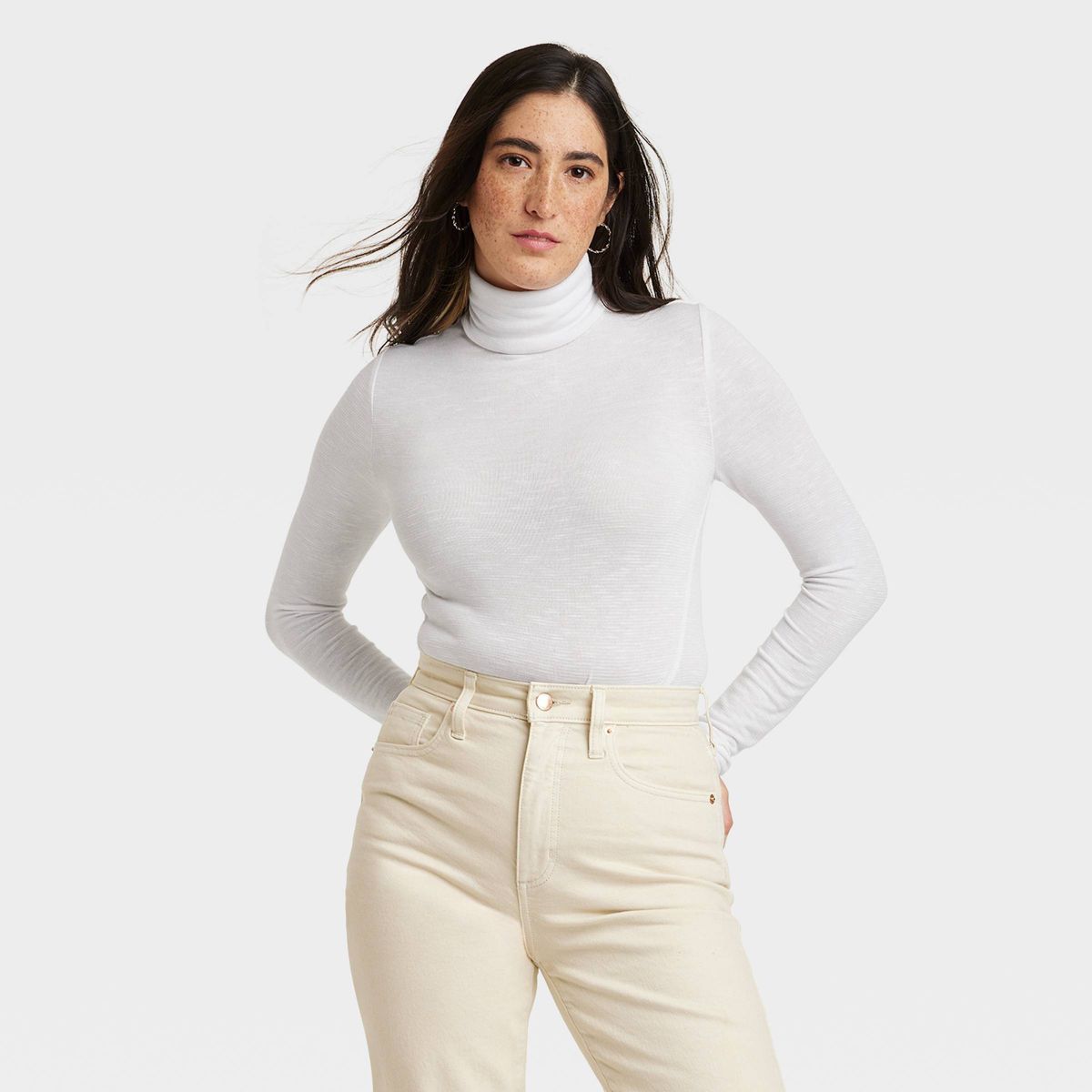 Women's Long Sleeve Mock Turtleneck T-Shirt - Universal Thread™ | Target
