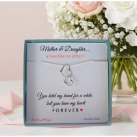 Mother Daughter Necklace, Of The Bride, Jewelry Connecting Hearts Necklace, Gift For Mom | Etsy (US)