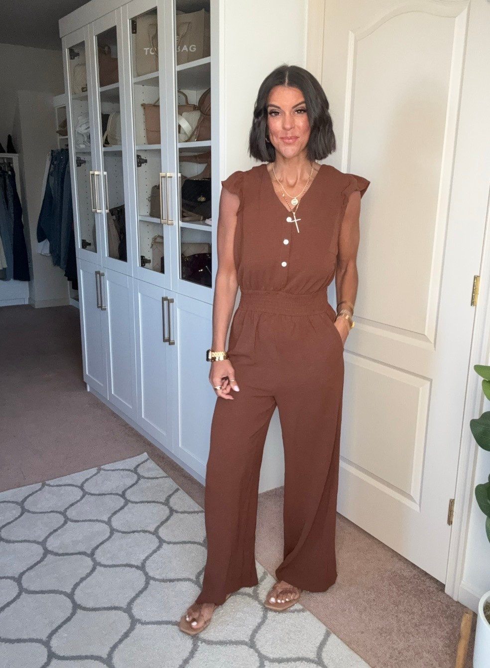 Size small in jumpsuitt

#LTKSeasonal