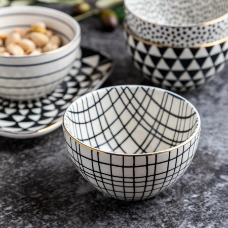 Thyme & Table Dinnerware Assorted Patterns Stoneware Round Snack Bowl | Walmart (US)
