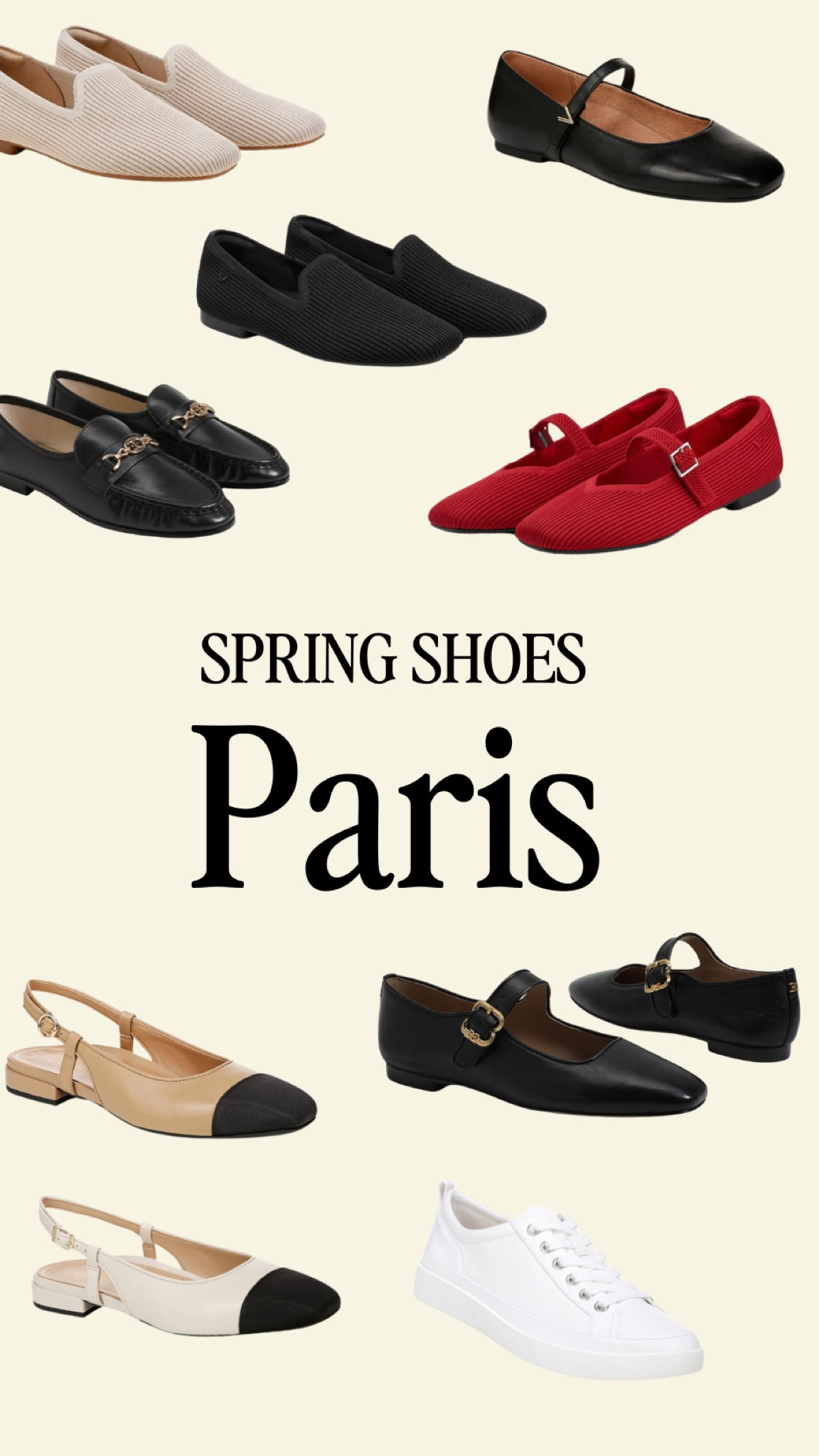 Spring shoes for your trip to Paris 🇫🇷✈️

#LTKeurope #LTKtravel