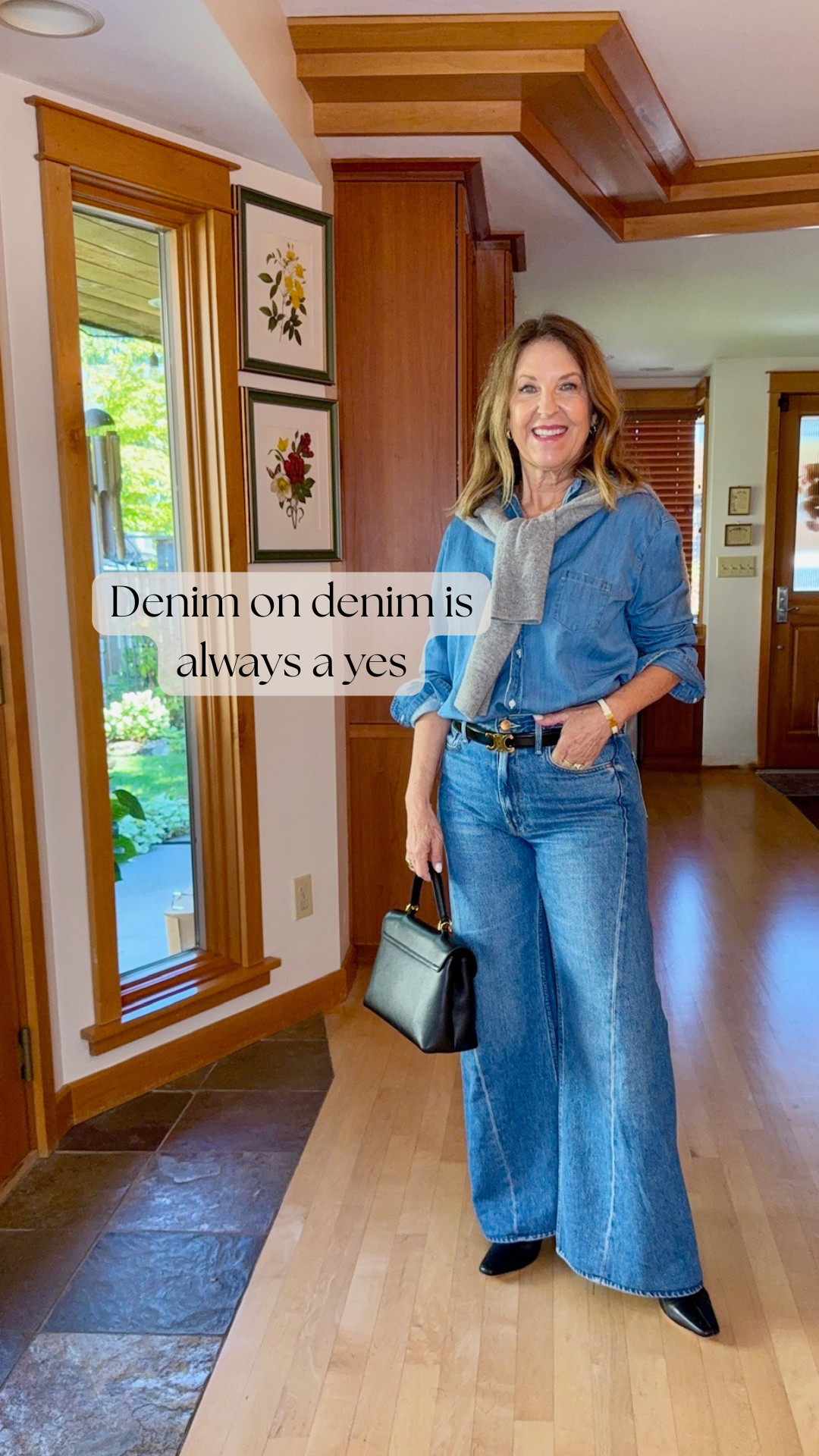 A little outfit inspiration 🤎 Everything I’m wearing (or similar!) is linked here on LTK.

Hi, I’m Sandy! I’m 5'2" and typically wear a size 25/26, 0/2, XS/S. 

 #LTKootd #LTKSeasonal #LTKOver40