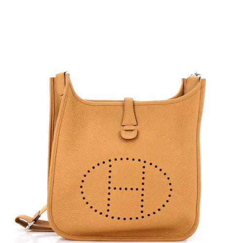 Pre-Owned Hermes Evelyne Bag Gen III Clemence PM in Brown at Nordstrom, Size Small | Nordstrom